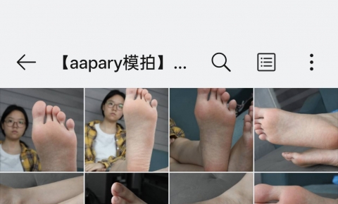 【aapary模拍】小新的美脚图（90P）
