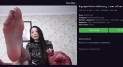 外网自购4K Big-eyed Asian wife Nancy shows off her sexy feet13